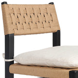 Hamlin Dining Chair, Dover Crescent/Distressed Black, Set of 2 by Four Hands