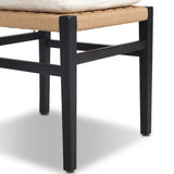 Hamlin Dining Chair, Dover Crescent/Distressed Black, Set of 2 by Four Hands