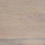 Hammered Base Accent Table, White Wash