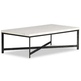 Hammered Iron Coffee Table by Four Hands