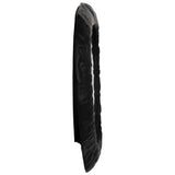 Hammered Outline Mirror, Matte Black