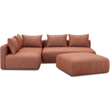 Hangover 4 Piece Modular Sectional, Sedona
