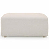 Hangover Outdoor Ottoman, Cream-Furniture - Outdoor-High Fashion Home