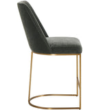 Hanni Counter Stool, Charcoal-Furniture - Dining-High Fashion Home