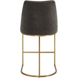 Hanni Counter Stool, Charcoal-Furniture - Dining-High Fashion Home