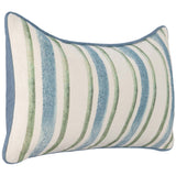 Harbor Stripe Lumbar Pillow, Ivory Multi