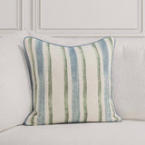Harbor Stripe Pillow, Ivory Multi-Accessories-High Fashion Home