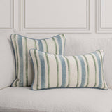Harbor Stripe Pillow, Ivory Multi-Accessories-High Fashion Home
