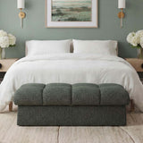 Harlem Bench, Moss Green/Lake Blue