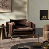 Harlin Chair, Surrey Cocoa by Four Hands-Furniture - Chair-High Fashion Home