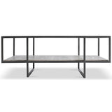 Harlow Square Cocktail Table, Rubbed Bronze-Furniture - Accent Tables-High Fashion Home