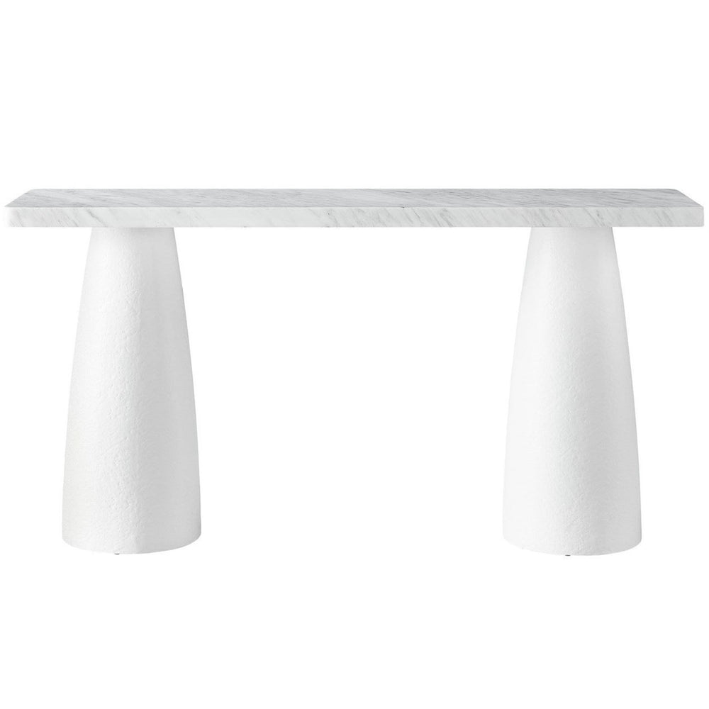 Harmony Console Table, Milky Mushroom-Furniture - Accent Tables-High Fashion Home
