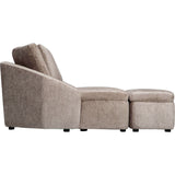 Harriet Chaise w/Storage Ottoman, Utopia Taupe