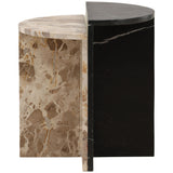 Harrington Nesting Table, Black/Cream, Set of 2