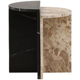 Harrington Nesting Table, Black/Cream, Set of 2