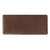 Harris Leather Accent Bench, Maestro Cigar by Four Hands-Furniture - Benches-High Fashion Home