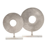 Harris Sculpture, Silver, Set of 2-Accessories-High Fashion Home