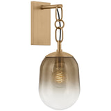 Harvey Wall Sconce, Patina Brasss