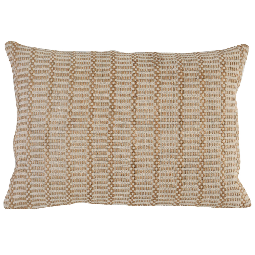 Haven Lumbar Pillow, Gold/Ivory