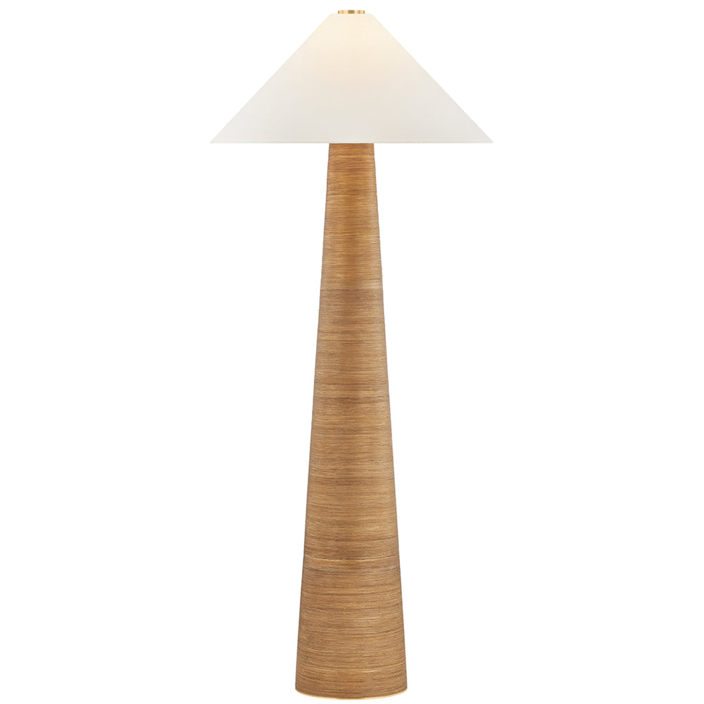 Haviland Floor Lamp, Aged Brass