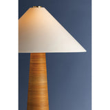 Haviland Floor Lamp, Aged Brass