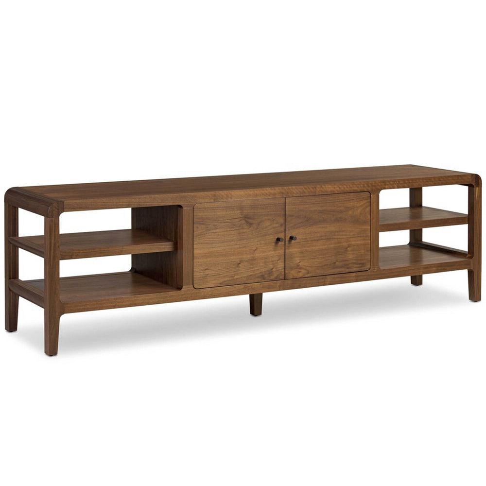 Hawkes Media Console, Dark Walnut by Four Hands