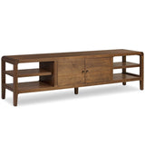 Hawkes Media Console, Dark Walnut by Four Hands