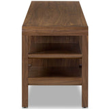 Hawkes Media Console, Dark Walnut by Four Hands