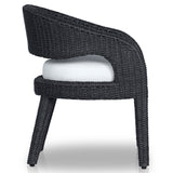 Hawkins Outdoor Dining Chair, Vintage Coal
