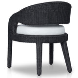 Hawkins Outdoor Dining Chair, Vintage Coal