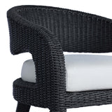 Hawkins Outdoor Dining Chair, Vintage Coal
