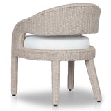 Hawkins Outdoor Dining Chair, Vintage White
