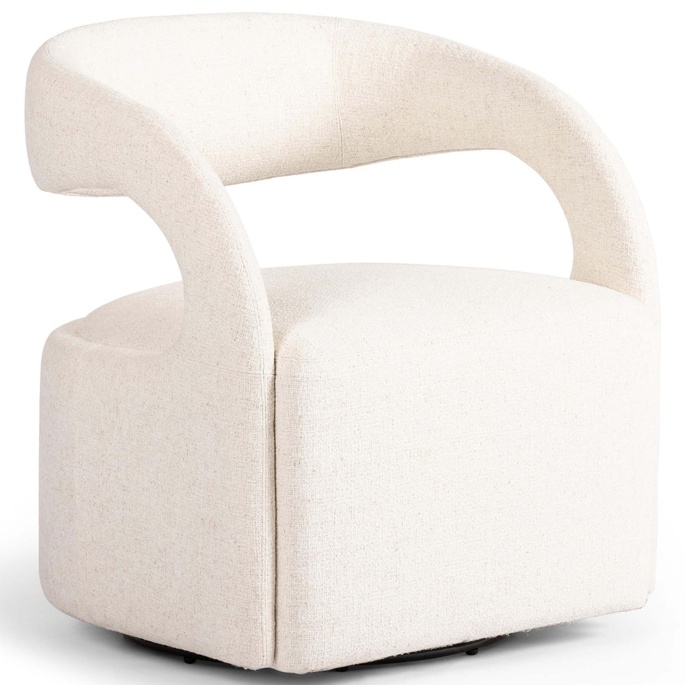 Hawkins Swivel Chair, Omari Natural-Furniture - Chairs-High Fashion Home