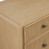 Hazel 6 Drawer Dresser, Light Wash by Four Hands-Furniture - Bedroom-High Fashion Home