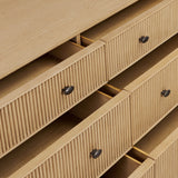 Hazel 6 Drawer Dresser, Light Wash by Four Hands-Furniture - Bedroom-High Fashion Home