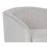 Hazel Swivel Chair, Belfast Heather Grey-Furniture - Chairs-High Fashion Home