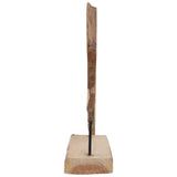 Heart on Stand, Natural-Accessories-High Fashion Home