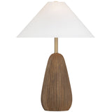 Heartwood Table Lamp, Patina Brass