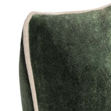 Heirloom Velvet Pillow, Forrest Green-Accessories-High Fashion Home