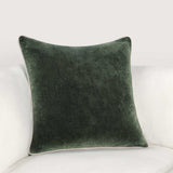 Heirloom Velvet Pillow, Forrest Green-Accessories-High Fashion Home