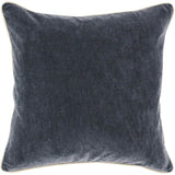 Heirloom Velvet Pillow, Stone Gray-Accessories-High Fashion Home