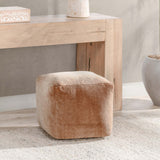 Heirloom Velvet Pouf, Hazel-Furniture - Chairs-High Fashion Home