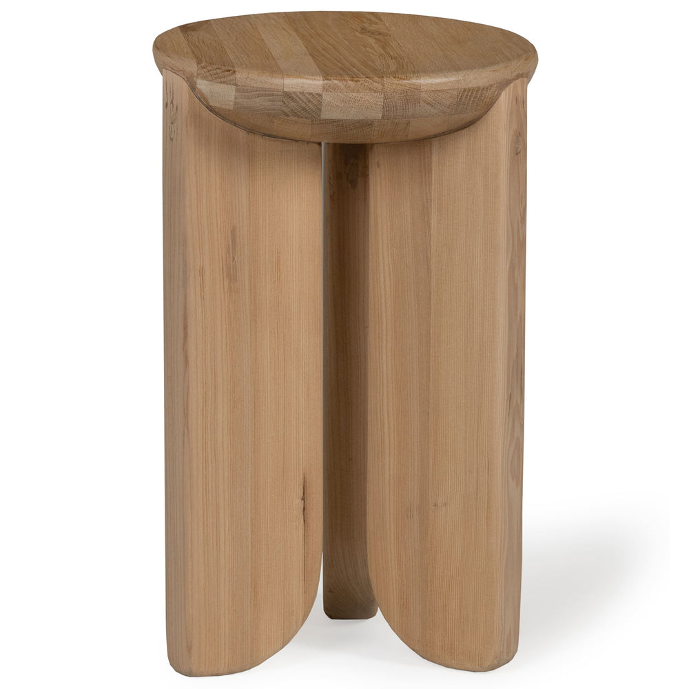 Hemi Short Side Table, Natural