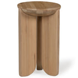 Hemi Short Side Table, Natural