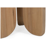 Hemi Short Side Table, Natural
