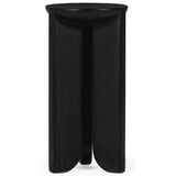 Hemi Tall Side Table, Charcoal