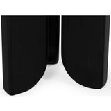 Hemi Tall Side Table, Charcoal