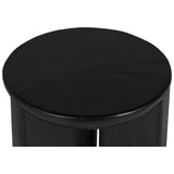 Hemi Tall Side Table, Charcoal