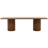 Henley Dining Table, Dark Brown-Furniture - Dining-High Fashion Home