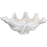 Henley Shell Sculpture, White-Accessories-High Fashion Home